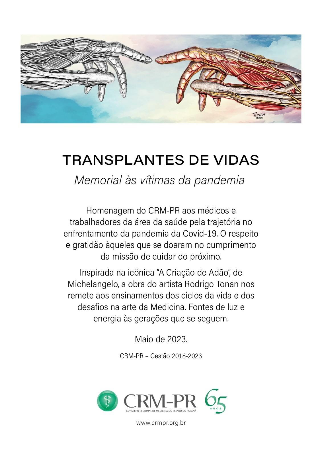 painel Transplante de vida, Rodrigo Tonan
